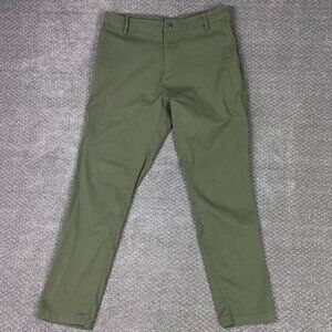 Birddogs 5 Pocket Pants Men's 34 x 30 Actual 34 x 28.5 Olive Green Chino